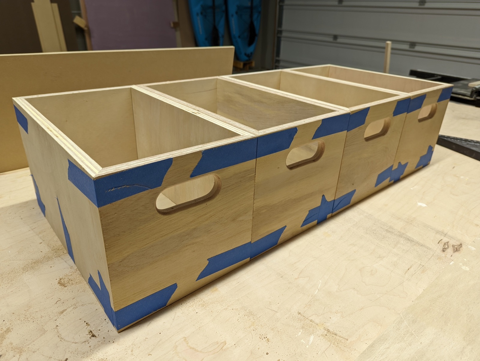 Cubby boxes assembled