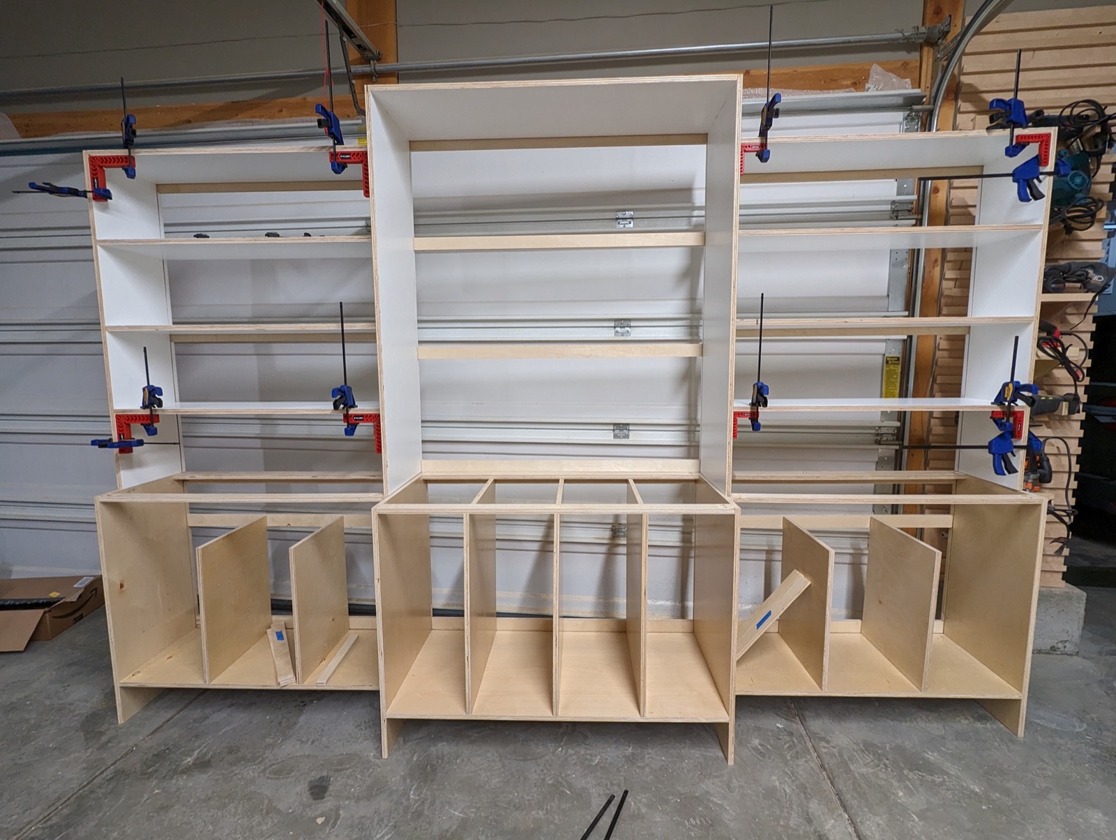 Cabinets pre-assembly