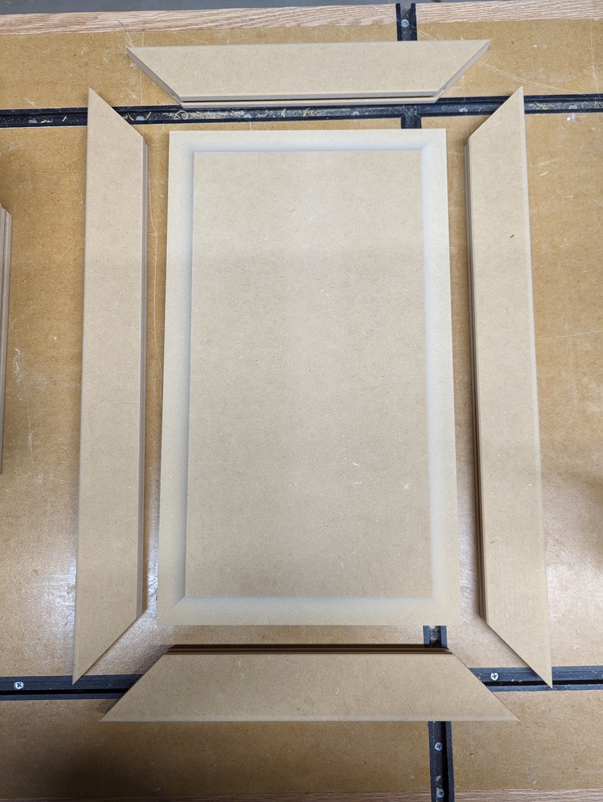 Cabinet door pre-assembly