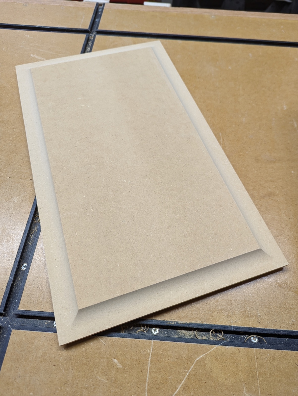Cabinet door raised panel