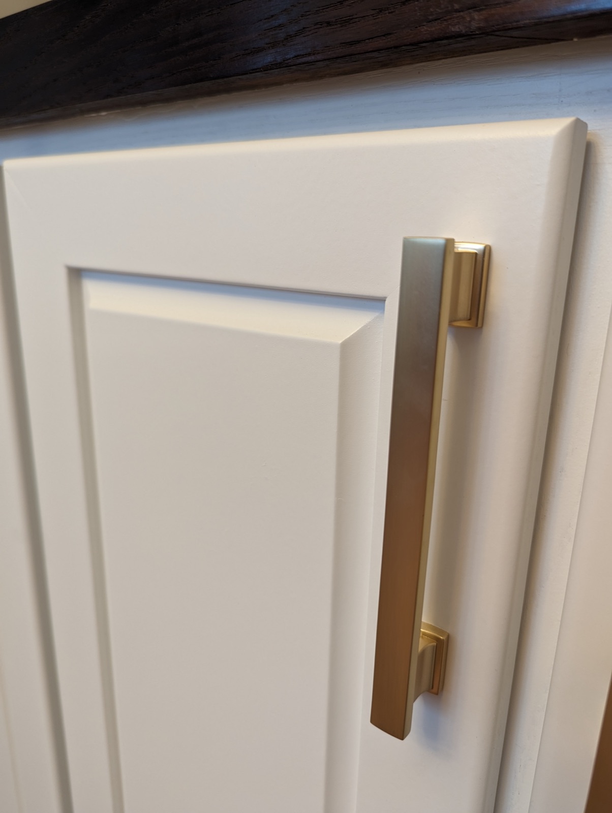 Finished cabinet door