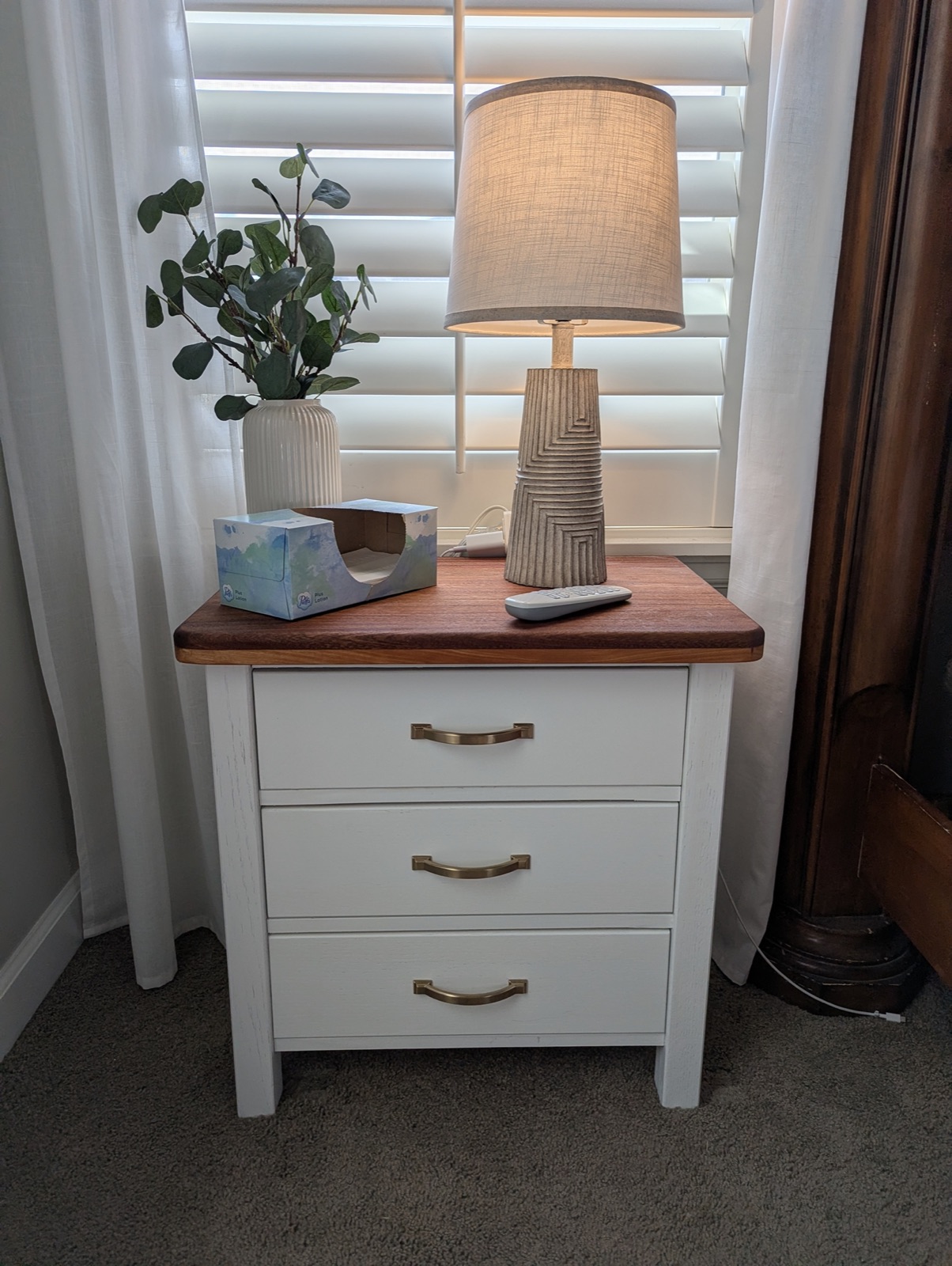 Finished nightstand, view two